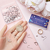 110Pcs 4 Style 304 Stainless Steel Earring Hooks & Leverback Earring Findings DIY-SC0024-14-3