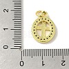 Brass Micro Pave Cubic Zirconia Pendants KK-M283-20D-02-3