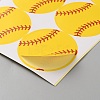 Baseball Kraft Paper Label Stickers DIY-WH0308-755-2