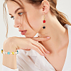 10 Strands 5 Colors Dyed Synthetic Turquoise Beads Strands G-CA0001-10-5