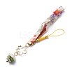 Brass Pendant Keychains HJEW-WH0039-15B-1