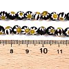 Round Millefiori Glass Beads Strands LK-P001-31-4