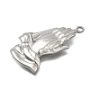304 Stainless Steel Pendants STAS-Z163-11P-2