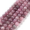 Natural Madagascar Rose Quartz Beads Strands G-B076-A01-03-1