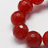Natural White Jade Bead Strands G-R166-8mm-10-1