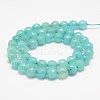 Faceted Natural White Jade Beads Strands X-G-F447-8mm-I14-2