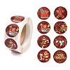 Christmas Theme Self-Adhesive Paper Gift Tag Stickers DIY-I054-03A-1