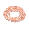 Natural Pink Aventurine Beads Strands G-B074-B05-01-3