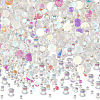 1500Pcs 3 Styles Resin Half Round Bubble Beads MRMJ-SC0001-41-1
