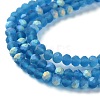 Imitation Jade Glass Beads Strands EGLA-A034-T2mm-MB27-4