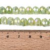 Dyed Crackle Imitation Jade Glass Beads Strands EGLA-Q131-02C-03-4