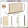 Wood Earring Display Card Holders ODIS-WH0072-01-2