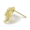 Brass Stud Earring Findings LS-KK-R154-05G-2
