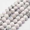 Natural Howlite Beads Strands G-D840-44-12mm-1