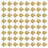 100Pcs Brass Beads KK-TA0008-91-3
