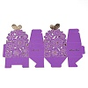 Butterfly & Hollow out Flowers Pattern Paper Fold Candy Boxes FW-TAC0004-04C-1