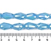 Opaque Solid Color Electroplate Glass Beads Strands EGLA-N013-P10mm-B10-4