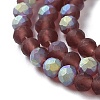 Imitation Jade Glass Beads Strands EGLA-A034-T3mm-MB13-4