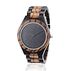 Ebony & Zebrano Wood Wristwatches WACH-H036-57-2