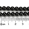 Natural Black Onyx Round Bead Strands G-R198-6mm-2