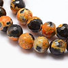 Natural Fire Crackle Agate Bead Strands X-G-K166-06F-8mm-10-2