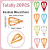 Iron Enamel Snap Hair Clips PHAR-TADJ0001-06C-3