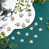 48Pcs 2 Colors Rack Plating Brass Charms KK-BC0011-97-4