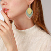 Yilisi DIY Unfinished Wooden Pendant Earring Making Kits DIY-YS0001-16-10