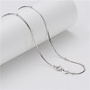 925 Sterling Silver Round Snake Chain Necklaces STER-BB71243-B-4