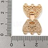 Brass Fold Over Clasps KK-N254-117G-02-3