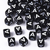 Opaque Acrylic Beads SACR-N002-01A-1