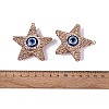 Handmade Polymer Clay & Rhinestone & Resin Big Pendants FIND-Q123-02A-3