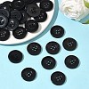 Resin Buttons RESI-D033-23mm-02-4