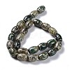 Tibetan Style dZi Beads Strands TDZI-E005-01P-4