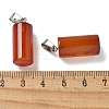 Natural Red Agate(Dyed & Heated) Pendants G-B127-17P-06-3