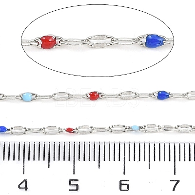Brass Dapped Chains AJEW-Q153-03P-05-1