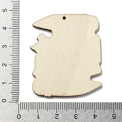 Wood Pendant WOOD-H107-04-27-1