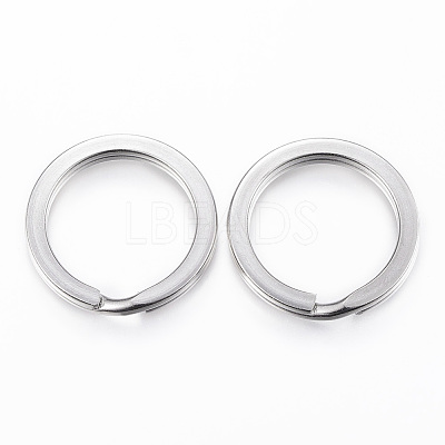 Tarnish Resistant 304 Stainless Steel Split Key Rings STAS-P177-1.6x20mm-P-1