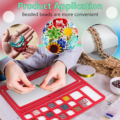 Felt Bead Design Board DIY-WH0419-98B-02-1