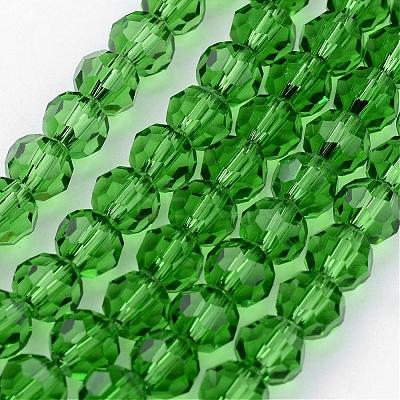 Transparent Glass Bead Strands GLAA-G013-6mm-M-1