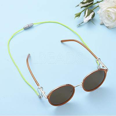 Polyester & Spandex Cord Ropes Eyeglasses Chains AJEW-EH00057-03-1
