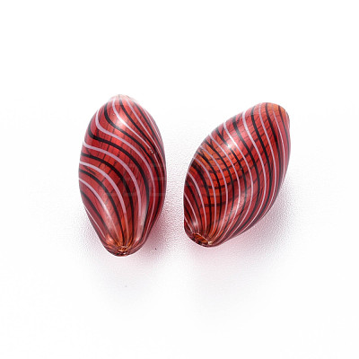 Transparent Handmade Blown Glass Globe Beads GLAA-T012-12-1