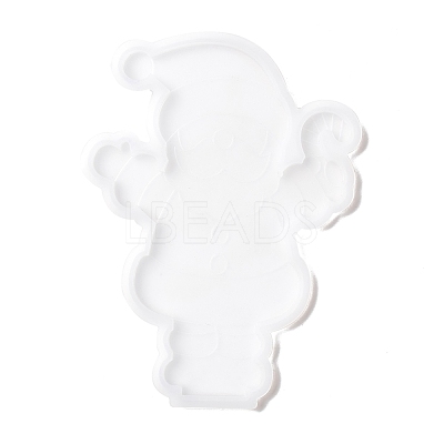 Christmas Theme DIY Santa Claus Display Silhouette Silicone Statue Molds DIY-F114-03-1