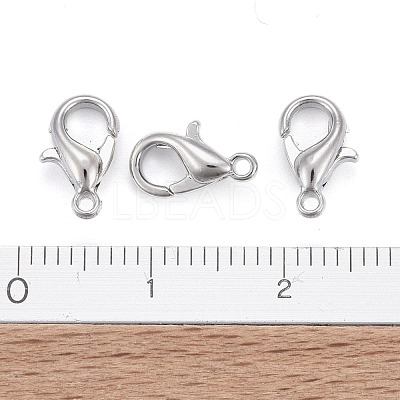 Zinc Alloy Lobster Claw Clasps X-E103-1