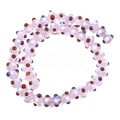 Handmade Bumpy Lampwork Beads Strands LA-CBA05D6-01-01M-1