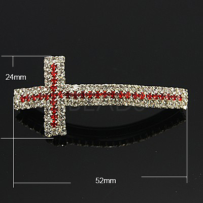 Brass Rhinestone Beads RB-H301-01-1