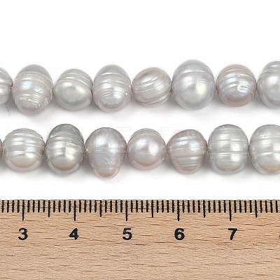 Natural Cultured Freshwater Pearl Beads Strands PEAR-I007-07J-05C-1