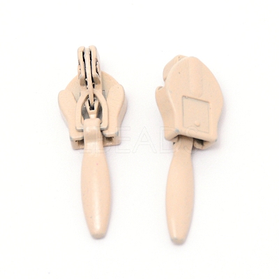 Iron Invisible Zipper Pull Slider Head IFIN-WH0057-09F-1