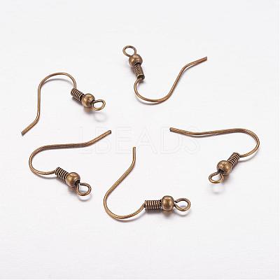 Brass Earring Hooks KK-S075-AB-NF-1