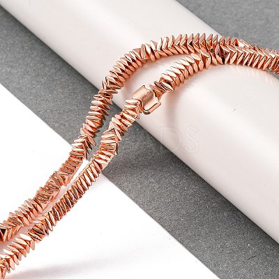 Electroplated Synthetic Non-magnetic Hematite Beads Strands G-G849-07A-RG-1